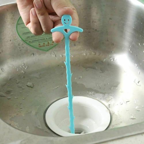 4/6 PCS Removal Clog Tools Strainer Drain Cleaners Bathroom Hair Outlet Kitchen