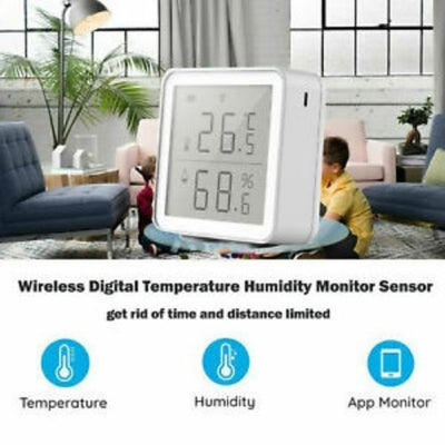 WiFi Smart Temperature Humidity Sensor Meter Hygrometer Thermometer Monitor Tuya