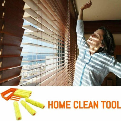 Microfibre Venetian Blind Brush Window AirConditionerShutter Duster Dirt Cleaner