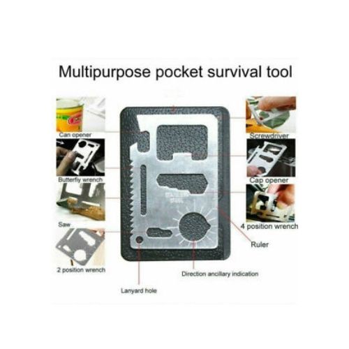 9 in 1 SOS Kit Outdoor Emergency Equipment Box For Camping Survival Gear Kit