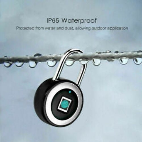 Fingerprint Padlock Waterproof Smart Keyless Bluetooth Thumbprint Lock Locker