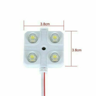 20Pcs 40 Led White Interior Lights Kit Ceiling Van Trailer Lorries Sprinter Boat