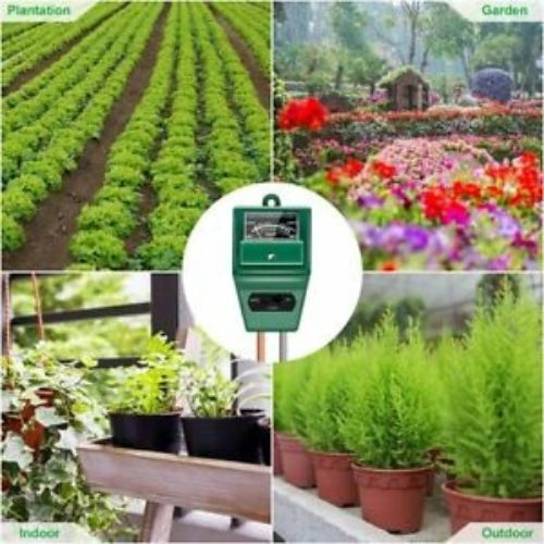 3 in 1 Soil PH Tester Water Moisture Test Meter Kit For Garden Plant Flower CA