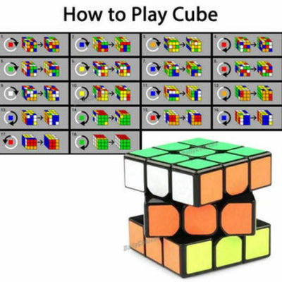 Magic Cube 3x3x3 Super Smooth Fast Speed Puzzle Pressure Reliever HOBBY Toy gift