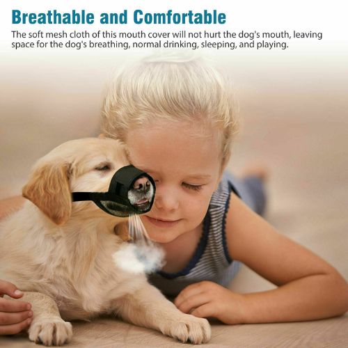 Anti Barking Anti Biting Adjustable Pet Dog Muzzle Nylon Soft Dog Pet Hot Sale