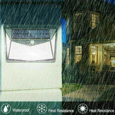 Solar Sensor Wall Light 208LED Motion Lights Outdoor Security Lamp Waterproof