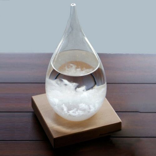 Storm Glass Weather Forecaster Station Crystal Glass Bottle Predict Gift Decor