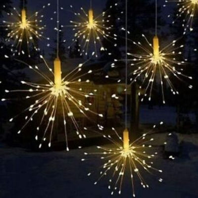 Firework Hanging Fairy LED Light 120/150 Powered Colors Home,Garden Outdoor x2