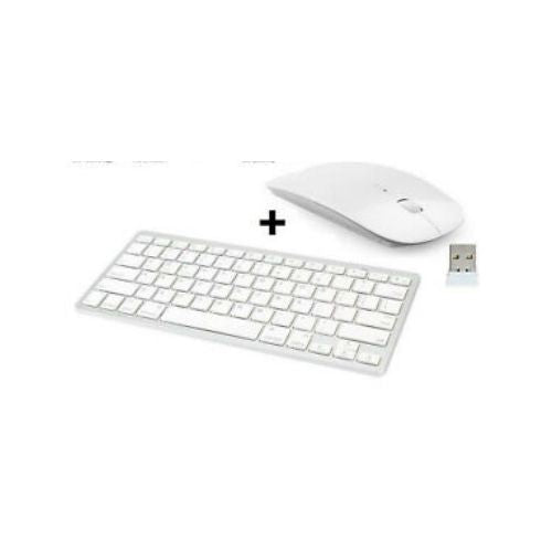 Slim Bluetooth Wireless Keyboard & 2.4GHZ Optical Mouse for Android Windows PC