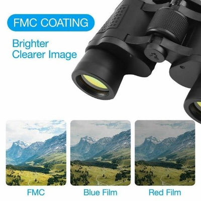 Day Night HD Hunting Binoculars 60x60 3000M Waterproof Telescope Coordinates CA