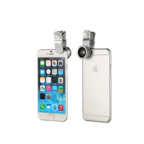 4 In 1 Smart Phone Add-on Camera Lens Fish Eye / Wide Angle / Marco / Telephoto