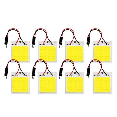 48 SMD White Panel LED Car Interior Panel Light Dome Lamp Bulb Plate Light bulb