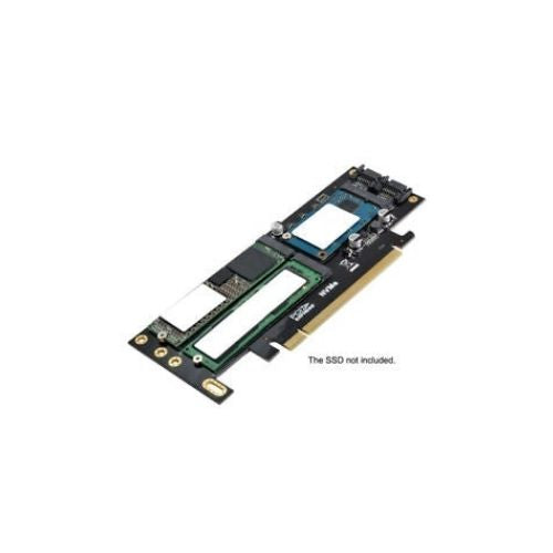 PCI Express PCI-E 3.0 Dual SATA to NGFF NVME MSATA M-Key B/M-Key Adapter 3in1