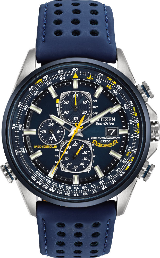 Citizen Eco-Drive World Chronograph A-T Blue Angels