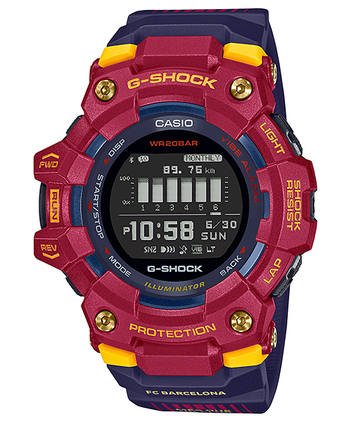 Casio G-Shock GBD100 FC. Barcelona "Matchday" Collab