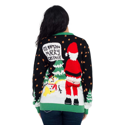Women's Ho Ho Ho It’s #!@%ING Merry Ugly Christmas Sweater