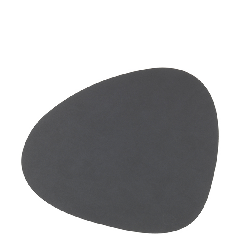 Curve Leather Table Mat | Small