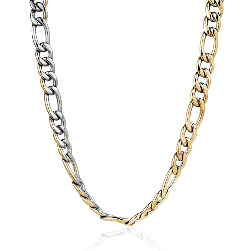 Italgem Steel 9.5MM Figaro Chain