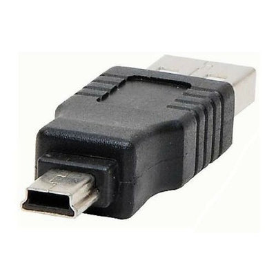 Mini USB to USB 2.0 Extender Type A 5Pin Male to Male Adapter Coupler Connector