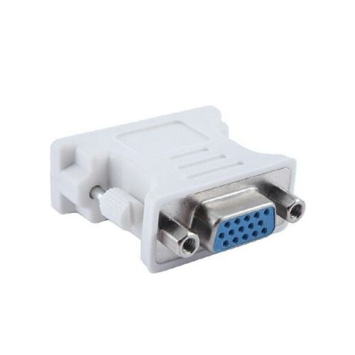 DVI-I Male to VGA Female Converter Adapter 24+5 Dual Link 15 Pin for PC