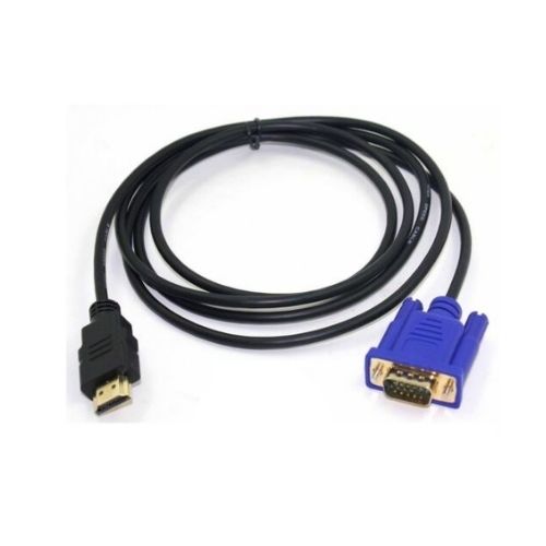 6ft 1080p HDMI Male to VGA Male Adapter Converter Cable 15 Pin For PC HDTV DVD