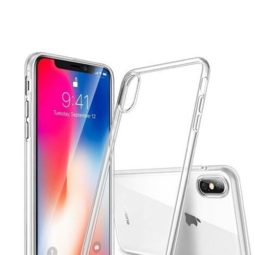 For iPhone X & iPhone XS Case - Clear Soft Crystal TPU Transparent Back Cover