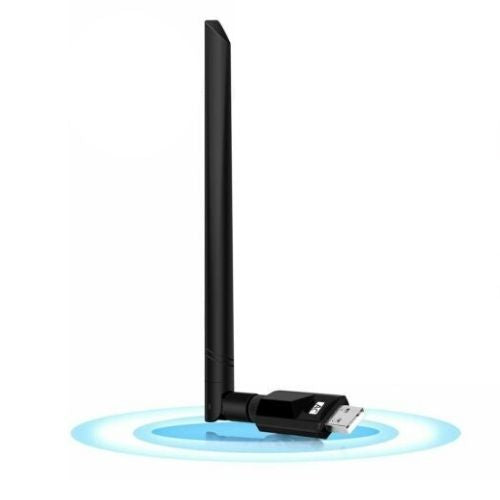 1200Mbps Wireless USB WiFi Network Adapter Dual Band 2.4 & 5ghz w/Antenna For PC