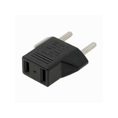 US (Canada) to EU (Europe) Converter AC Power Plug Travel Adapter