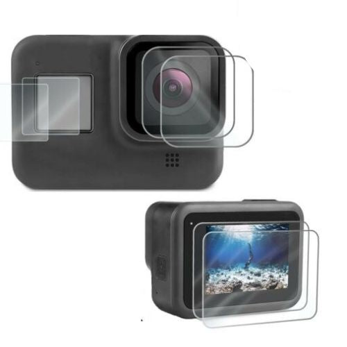 Premium Tempered Glass Screen Protector for GoPro Hero 8 (6 Pack)