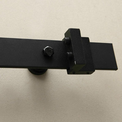 3.66M Antique Classic Style Single Sliding Barn Door Hardware Track Roller Kit