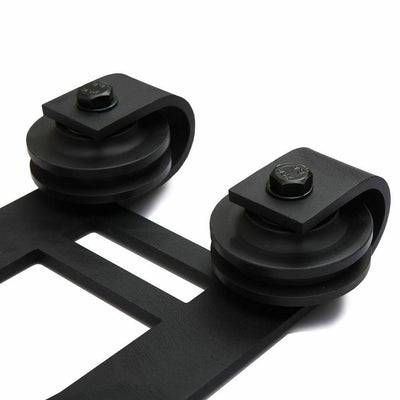 3.66M Antique Classic Style Single Sliding Barn Door Hardware Track Roller Kit