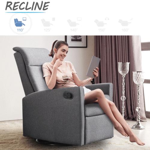 Levede Luxury Sofa Chair Recliner Lounge Armchair Couch 360 Degree Swivel