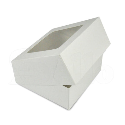 5 Pcs 6 Holes Cupcake Boxess Cupe Cake Box Window Face Cover and Inserts