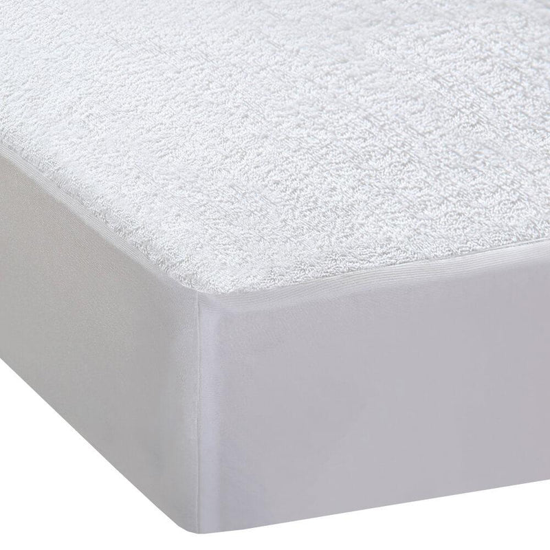 DreamZ Terry Cotton Fully Fitted Waterproof Mattress Protector King Single Size