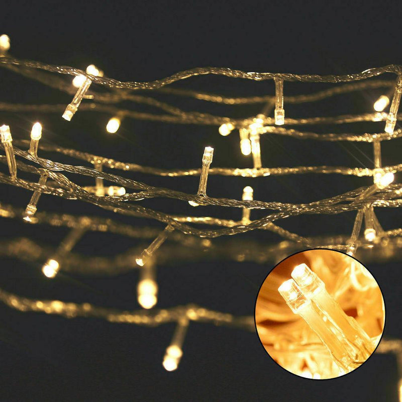 300/800 Led Curtain Fairy Lights Wedding Indoor Outdoor Christmas Garden Party