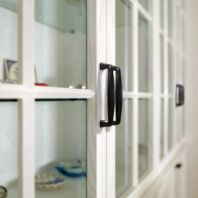 10x 128mm Black Antique Style Door Drawer Kitchen Handle Handles Pull Knob Tool