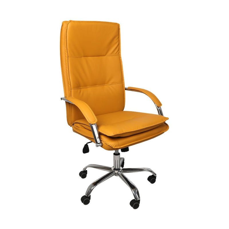 Office Chair Gaming Chairs Racing Executive PU Leather Seat Executive Computer Ginger