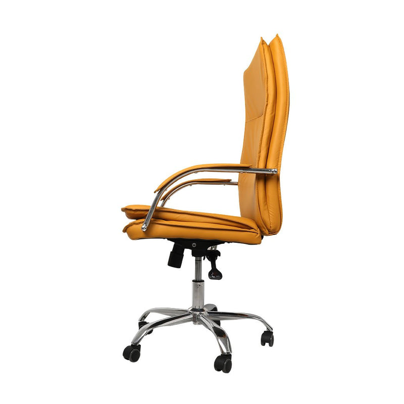 Office Chair Gaming Chairs Racing Executive PU Leather Seat Executive Computer Ginger