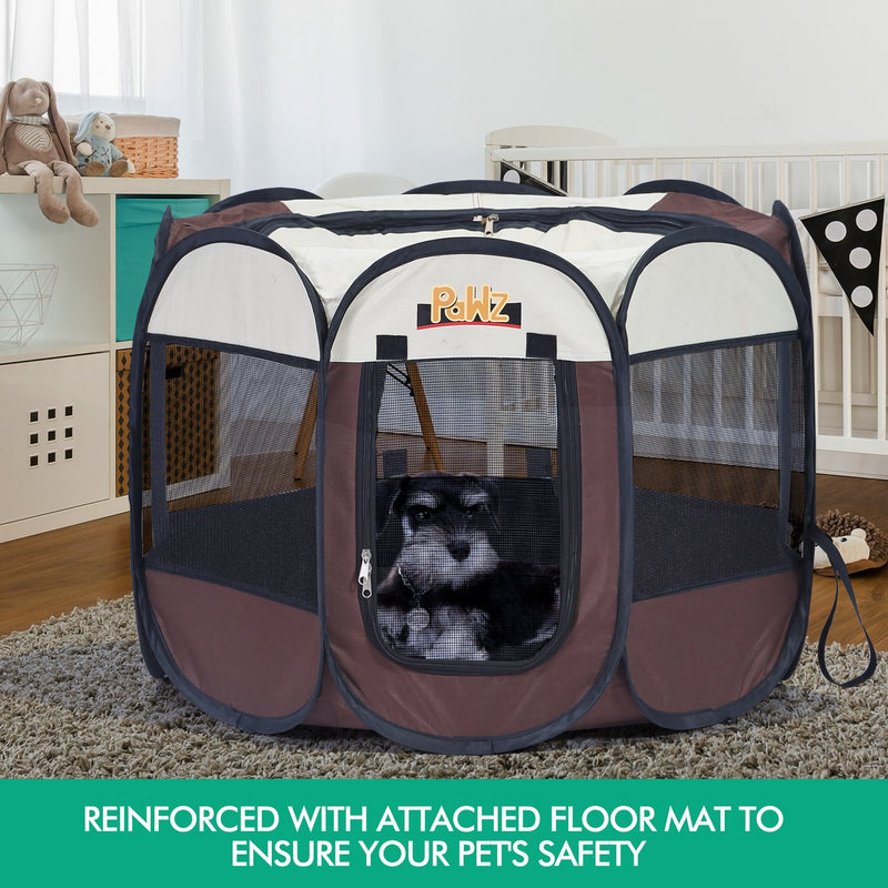 PaWz Poratble Foldable 8 Panel Pet Playpen Puppy Dog Cat Play Pens Cage Tent