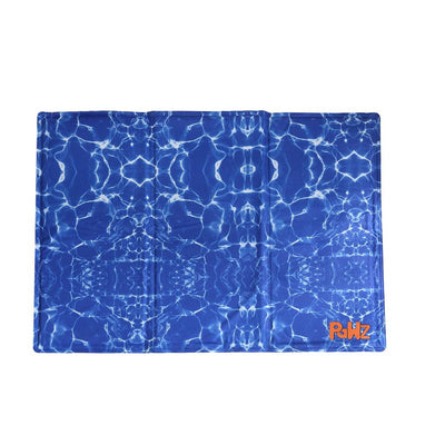 PaWz Reversible Cooling Mat-80x60cm-Wave Pattern Extra Large