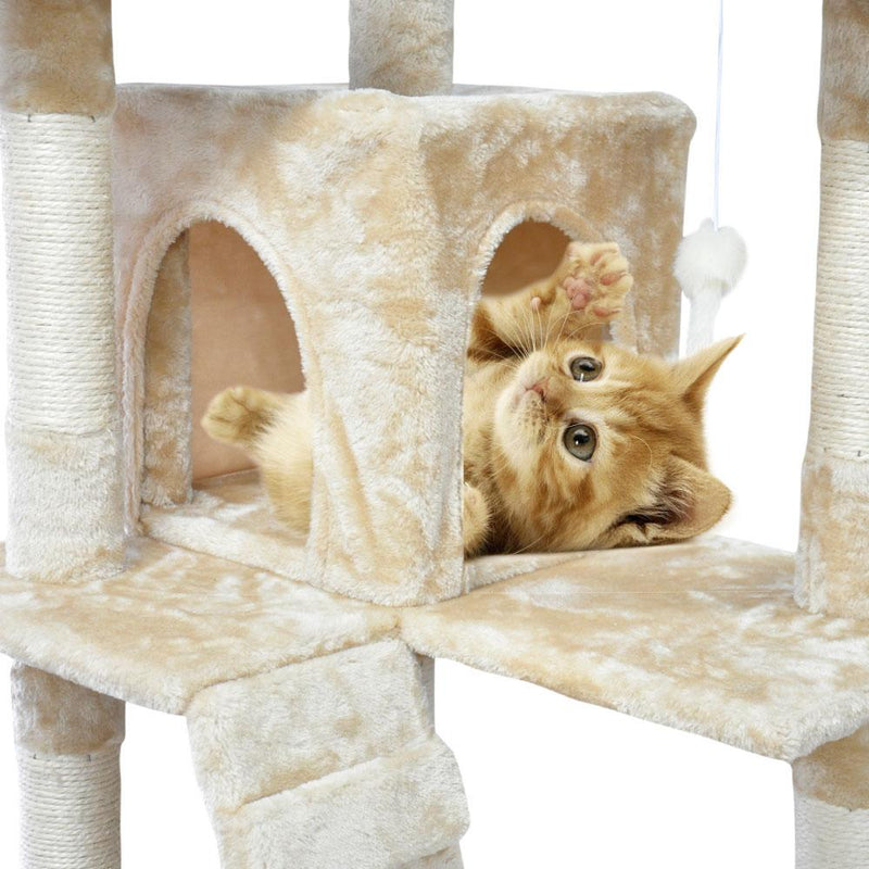 PaWz 1,8M Cat Scratching Post Tree Gym House Condo Furniture Scratcher Pole