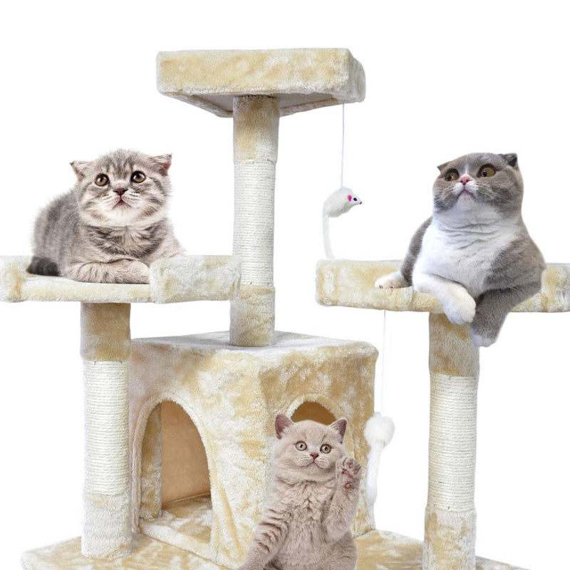 PaWz 1,8M Cat Scratching Post Tree Gym House Condo Furniture Scratcher Pole