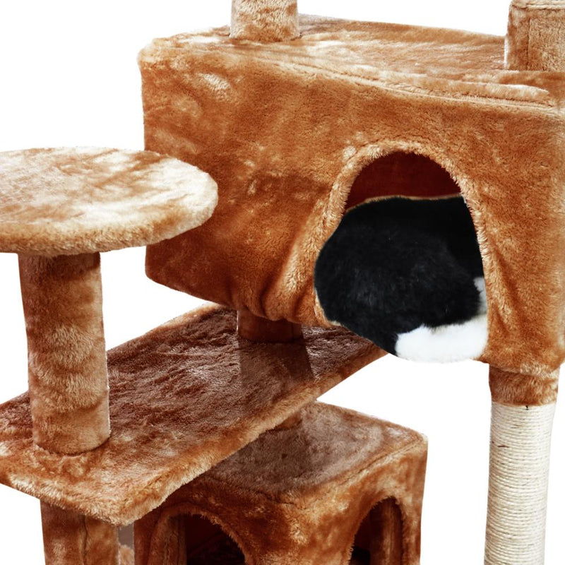 PaWz Pet Cat Tree Scratching Post Scratcher Trees Gym House Condo Furniture Wood