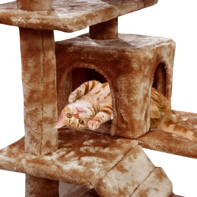 PaWz Pet Cat Tree Scratching Post Scratcher Trees Gym House Condo Furniture Wood