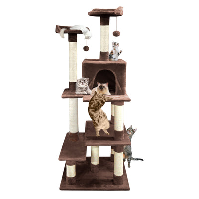 PaWz 1.7M Cat Scratching Post Tree Gym House Condo Furniture Scratcher Tower