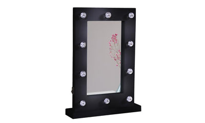 Hollywood LED Vanity Mirror Light Kit for Makeup Dressing Table Black