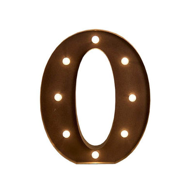 LED Metal Letter Lights Free Standing Hanging Marquee Event Party D?cor Letter O