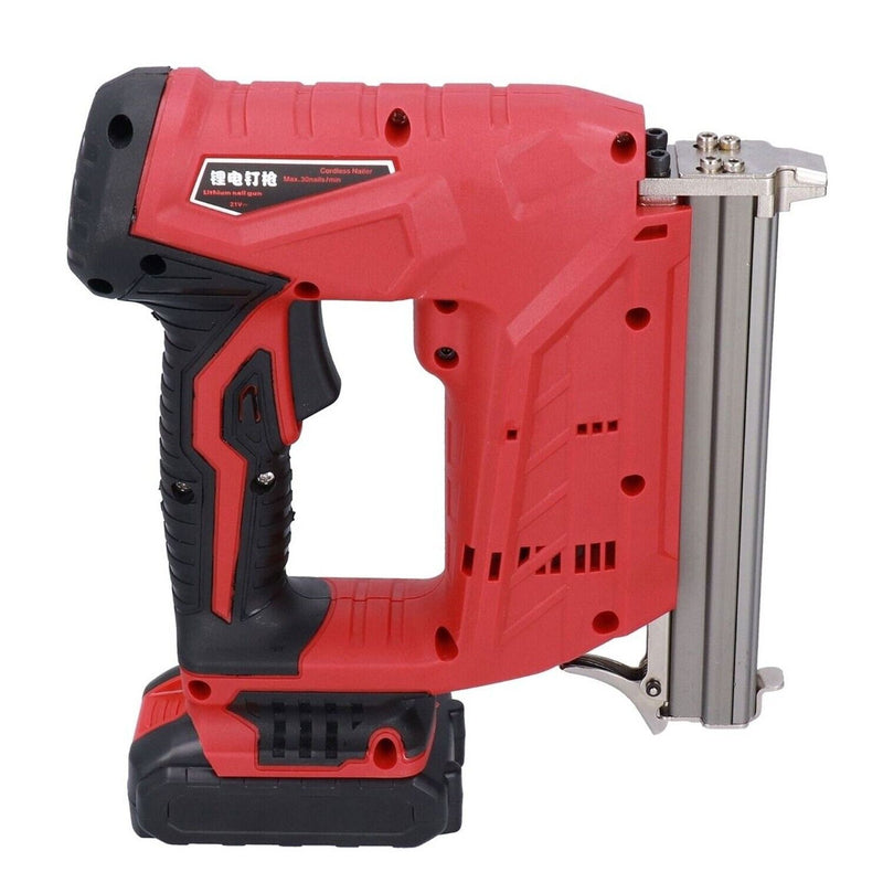 Electric Nail Gun Portable Rechargeable Tacker Stapler Power Tools For Furniture