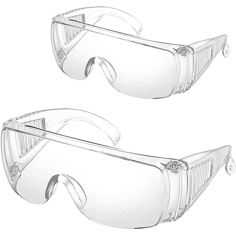 Safety Glasses with Clear Anti Fog, Scratch Resistant, UV Protection, OTG Lenses