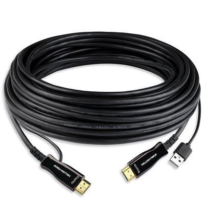 8K@120Hz Fiber Optic HDMI Cable-48Gbps Dynamic HDR4:4:4 3D eARC-15 25 30 50 66ft